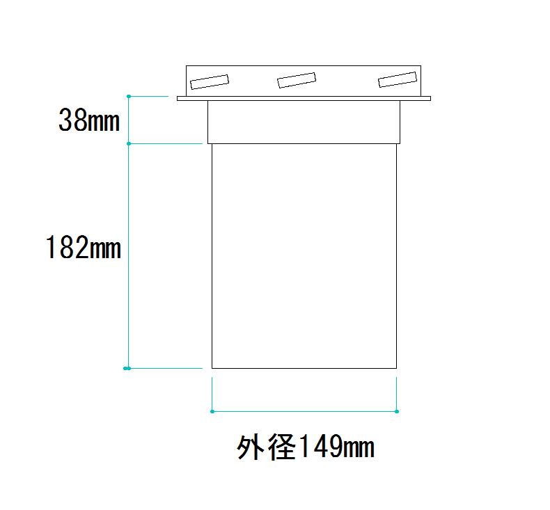 薪ストーブ 断熱二重煙突用アダプターM 150mm ロッキングバンド付き