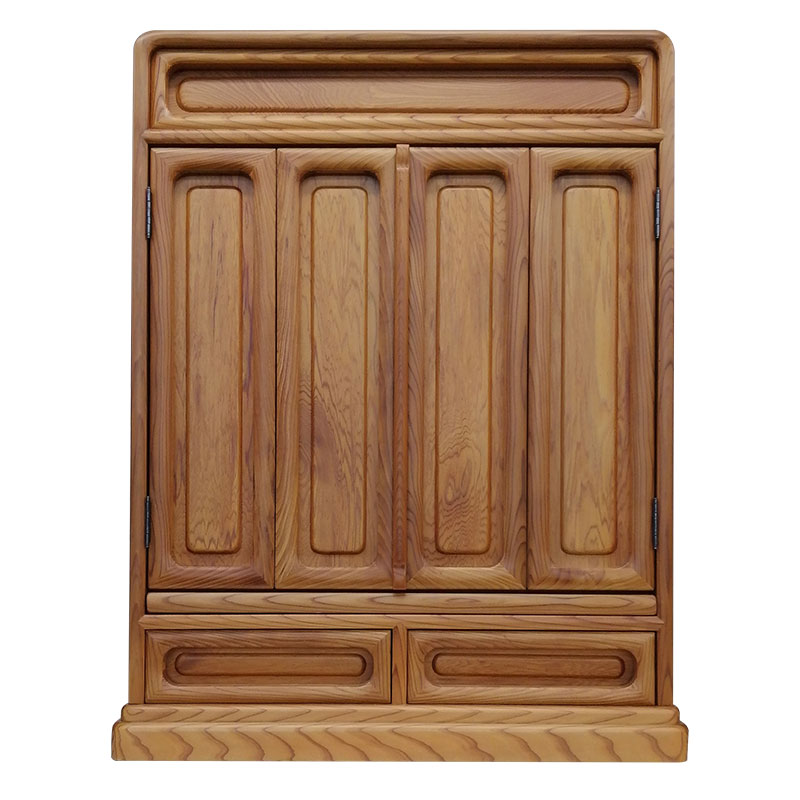 日本製 国産仏壇 伝統工芸品 東京仏壇「屋久杉製ダルマ仏壇」23号 モダン仏壇 伝統型仏壇 日本製 国産仏壇 インテリア仏壇 無宗教 屋久杉