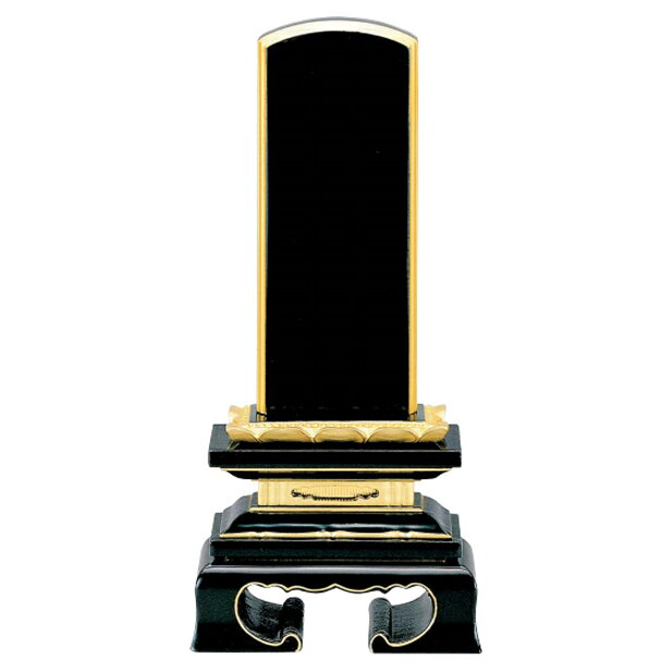 上塗り位牌「蓮華付春日 上塗」