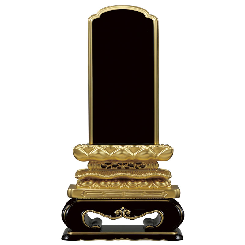 上塗り位牌「上等猫丸浮面 上塗」