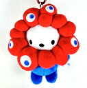 ミャクミャク きりぬいぐるみ ポチャッコ カラビナ 大阪・関西万博限定 ミャクミャク×ポチャッコ なりきりぬいぐるみM カラビナ付き サンリオコラボ ミャクミャ...