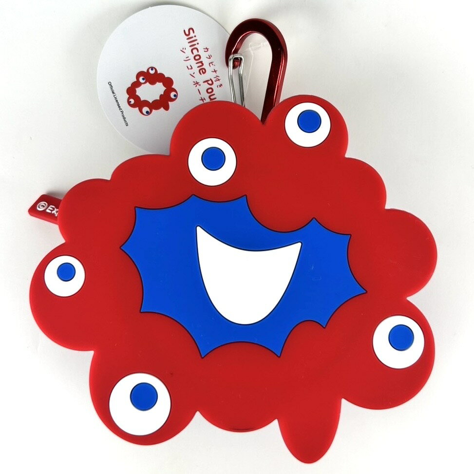 ミャクミャク カラビナ シリコンポーチ　大阪・関西万博キャラクターグッズ　ミャクミャク　関西万博　カラビナ 大阪万博 EXPO2025 大阪万博 ミャクミャクグッズ　ぬいぐるみ ポーチのサムネイル