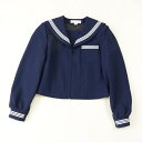 【送料無料】女子 セーラー服 紺 ウール50％ ポリエステル50％ 160A-185A 160B-180B ファスナー型 | セーラー ネイビー 小さいサイズ 大きいサイズ 中学 学校 制服