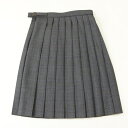スカート ウール35% ポリエステル65% W60cm-78cm 丈54cm-66cm グレンチェック