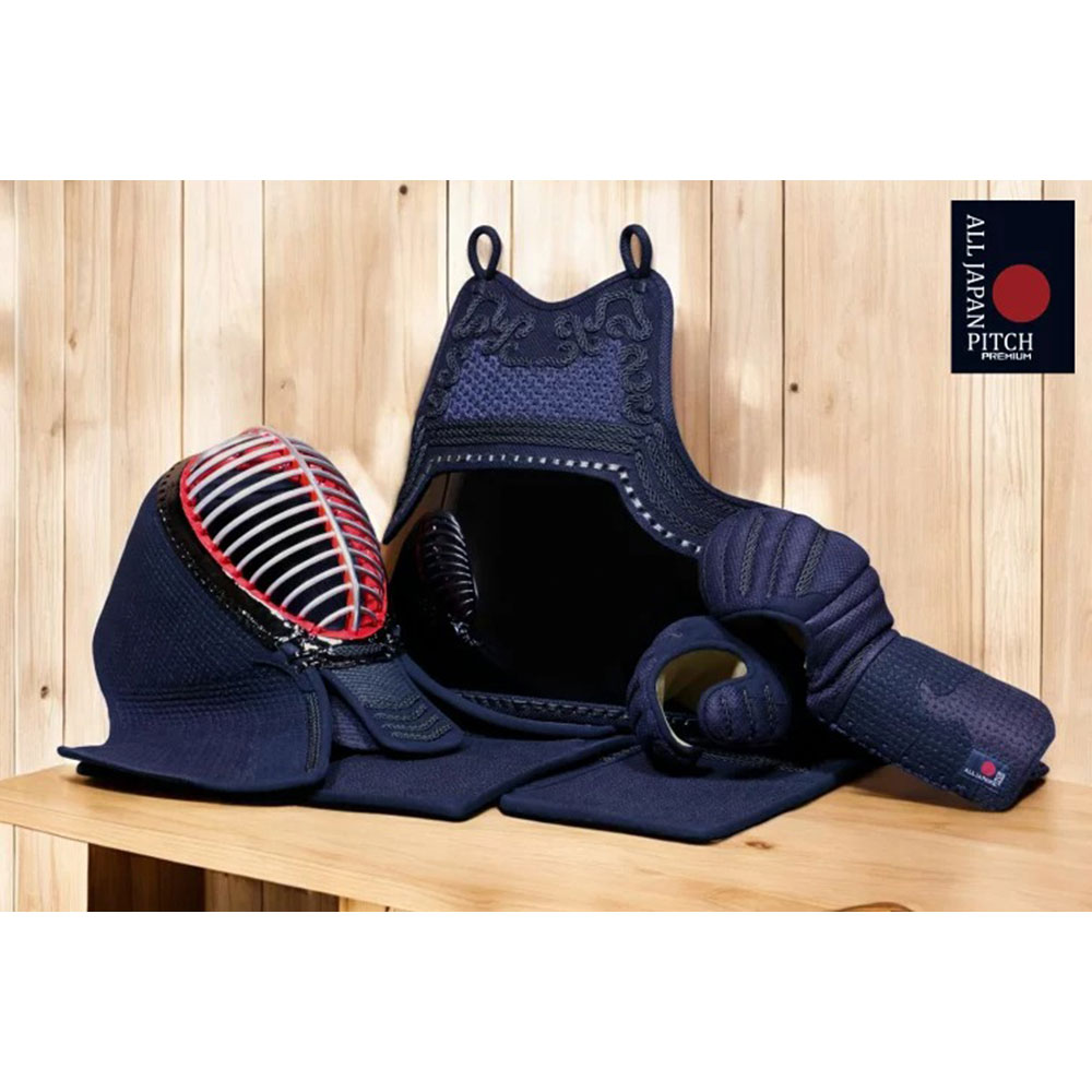 30%OFF〜割引中★剣道 防具セット 【刺繍代込み】 2025 ALL JAPAN PITCH クロスピッチ 鹿革風合生地 正藍染木綿 剣道具 一式 面 胴 籠手 垂 甲手 小手 武具 武道 人気 おすすめ