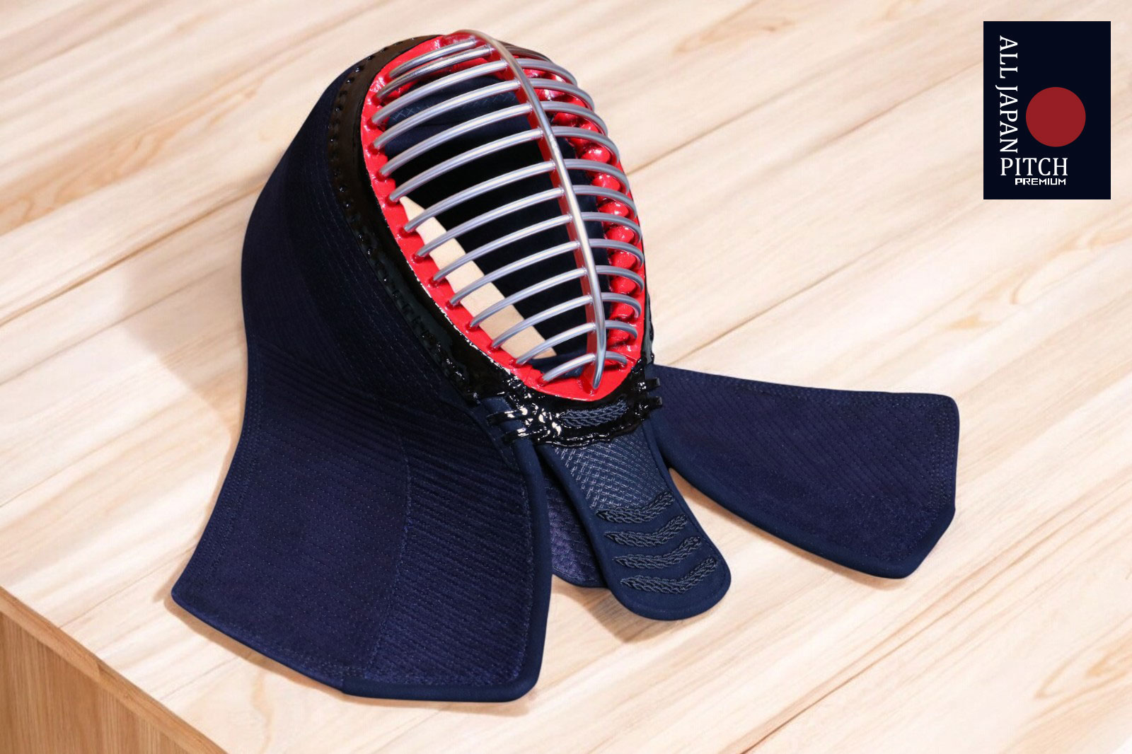 【刺繍代込み】2025 ALL JAPAN PITCH ZERO 正藍染 面単品 剣道防具