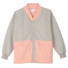 ＜大阪エンゼル＞コーディアルウェアジャケット　ピンク　M上着 室内 はおりもの ニット 業務用 介護 お年寄り 高齢者