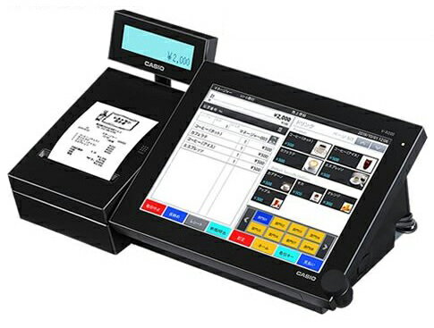 在庫有レジスター 紙折り機 カシオ V R0 J ブラック ブラック Androidプラットフォーム対応端末ドロワー付 Casio レジ レタツイン 本体 カシオレジスター キャッシュドロワー キャッシャー 電子レジスター キャッシュレジスター レジスター 業務用 オフィス 軽減