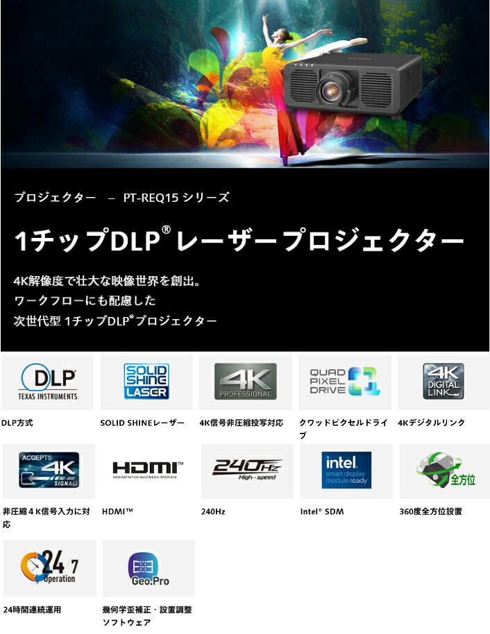 (納期要確認) パナソニック DLPプロジェク...の紹介画像2