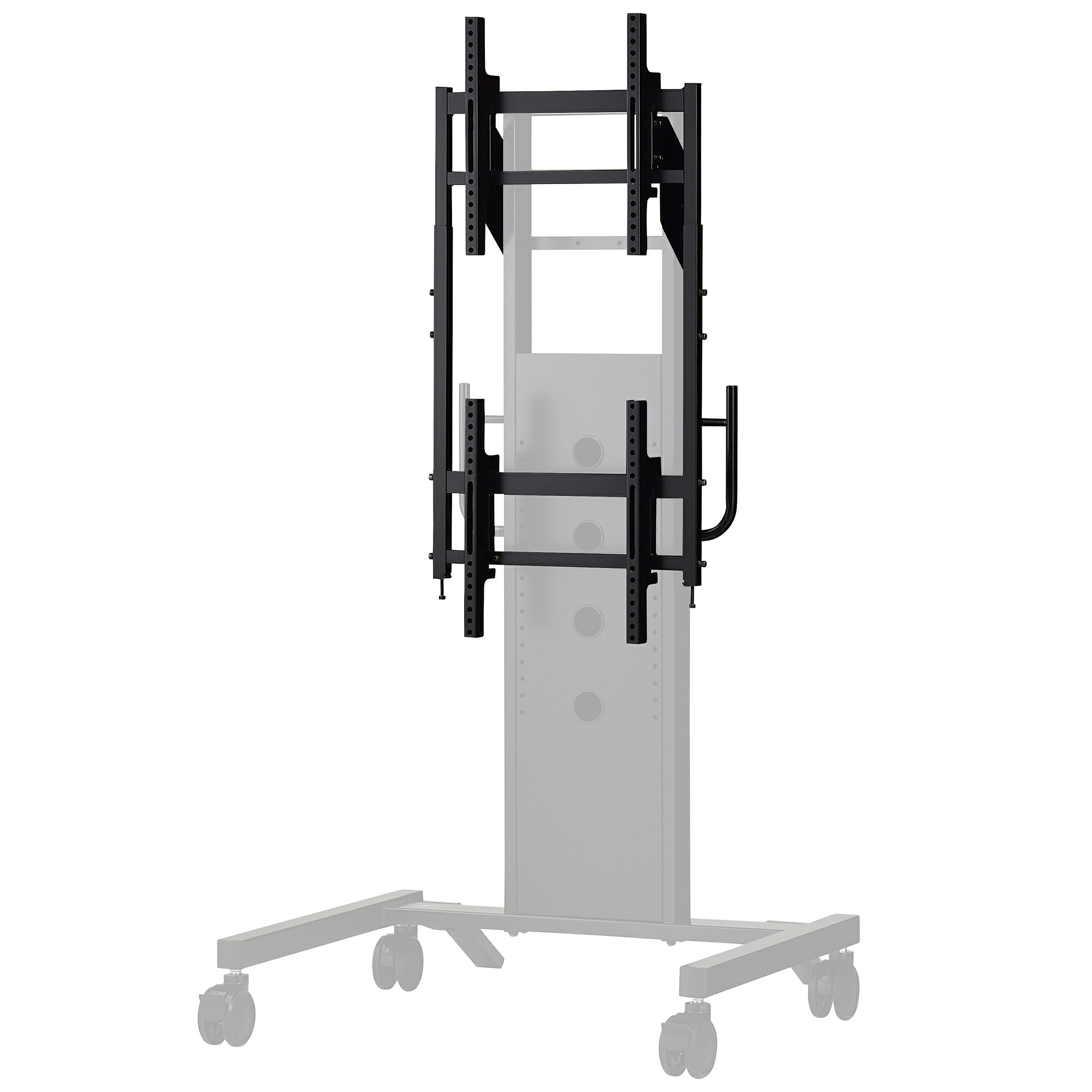 ハヤミ工産 PH-820シリーズオプション マルチ金具(上下2連) (ブラック) PHP-B8206T | HAMILEX SHARPシャープ 液晶スタンド 液晶モニター 看板スタンド サイネージ サイネージスタンド パネルスタンド 液晶モニタ PCモニター 取付金具 床置き |