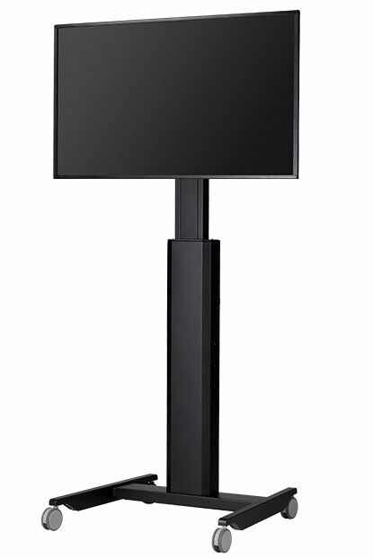 【車上渡し】(組立作業必要品) SDS エス・ディ・エス HS-4055 ハイポジションスタンド スタンダード 40~55インチ用 (梱包重量/箱数：24kg×2箱) | デジタルサイネージ 液晶モニター 店舗用 ディスプレイ モニター台 モニタースタンド キャスター ディスプレイスタンド 液晶 |