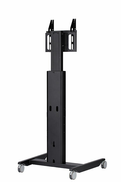 【車上渡し】(組立作業必要品) SDS エス・ディ・エス HS-4055 ハイポジションスタンド スタンダード 40~55インチ用 (梱包重量/箱数：24kg×2箱) | デジタルサイネージ 液晶モニター 店舗用 ディスプレイ モニター台 モニタースタンド キャスター ディスプレイスタンド 液晶 |