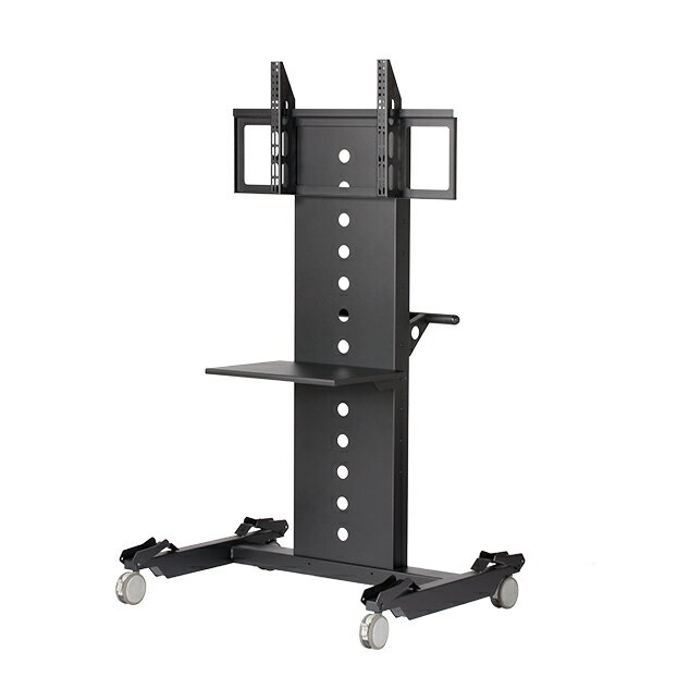 【車上渡し】(組立作業必要品) SDS エス・ディ・エス MI-4870 電子黒板用スタンド 48~70インチ用 (梱包重量/箱数：36kg×2箱) | デジタルサイネージ 液晶モニター ディスプレイ モニター台 モニタースタンド キャスター ディスプレイスタンド |