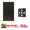 メーカー在庫有 【セット商品】シャープ SHARP タッチディスプレイ4K BIG PAD 55型 PN-LM551 壁掛金具 ST-WM50 | デジタルサイネージ 電子看板 液晶ディスプレイ タッチパネル 55インチ 液晶パネル 業務用 モニター 55v |