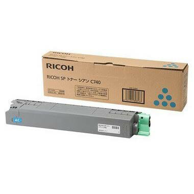 RICOH リコー IPSiO SP トナーシアン C740 純正品 600589｜インク カートリッジ トナーカートリッジ カラーレーザープリンター カラーレーザープリンタ カラー レーザー プリンター プリンタ 事務用品 オフィス用品 交換 消耗品 純正トナー カラープリンタ