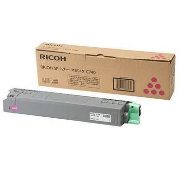 RICOH リコー IPSiO SP トナーマゼンタ C740純正品 600590｜インク カートリッジ トナーカートリッジ カラーレーザープリンター カラーレーザープリンタ カラー レーザー プリンター プリンタ 事務用品 オフィス用品 交換 消耗品 純正トナー カラープリンタ|