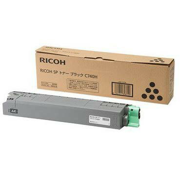 RICOH リコー IPSiO SP トナーブラック C740H純正品 600584∴｜インク カートリッジ トナーカートリッジ カラーレーザープリンター カラーレーザープリンタ カラー レーザー プリンター プリンタ 事務用品 オフィス用品 交換 消耗品 純正トナー カラープリンタ|