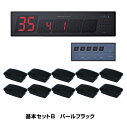 【セット商品】オーダーコールシステム ソネット君 基本セットB (片面タイプ受信表示器SRE-KS×1台+ナンバー消し機SER-1×1台+フリアン送信機パールブラックSTR-FPB×10台) | ワイヤレスチャイム 呼び出しベル コードレス 飲食店 呼び鈴 チャイム ワイヤレス レストラン |(3)