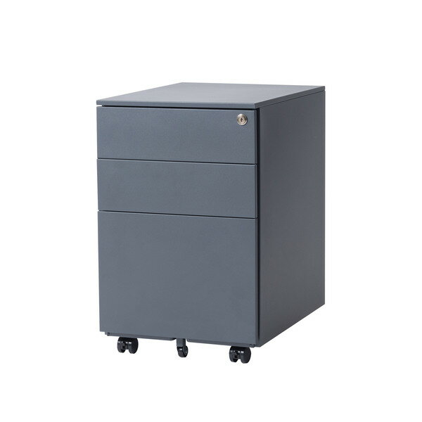 東谷 デスクワゴン OF-01GY|インテリア シンプル 雑貨 おしゃれ 事務用品 トップジャパン|