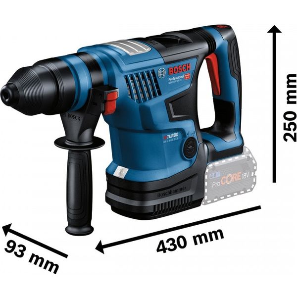 ボッシュ BOSCH プロ用電動工具 コードレスハンマードリル (GBH18V-34CFH) (重量:5...