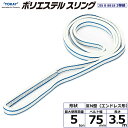東レインターナショナル ポリエステルスリング PET3N エンドレス形 5ton 幅75mm 長さ3.5m (40929)| トラック 吊具 スリングベルト 建...
