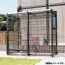 【車上渡し】ダイケン クリーンストッカー CKG-2010M (お客様組立品) 容量:約3400L | 大型ゴミ箱 ごみ箱 設置 屋外 カラス 対策 猫 大容量...