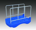 【車上渡し】カイスイマレン ポリエチレン台車POLYCART Lシリーズ 耐荷重:200kg/重量:22kg (完成品) POLYCART-LW | 台車 手押し台車 荷車 キャリーカート 運搬台車 軽量 静音 オフィス用 家庭用 引っ越し用 業務用 |(4)