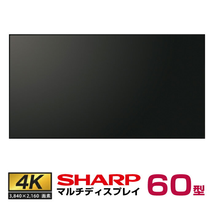 メーカー在庫有 シャープ 4Kマルチディスプレイ 60型 PN-V605H 本体 SHARP インフォメーションディスプレイ | 液晶ディスプレイ 液晶モニター デジタル 液晶パネル 4kモニタ デイスプレイ 画面 PCモニター デジタルサイネージ 60インチ 60v |