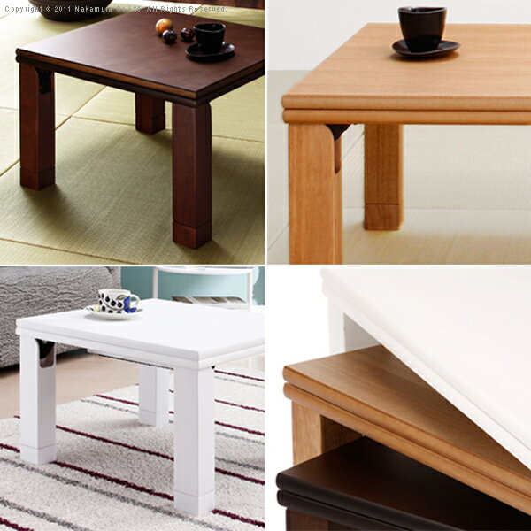 楢天然木国産折れ脚こたつ-ローリエ 60x60cm (11100264) | インテリア 雑貨 家庭用 事務用品 トップジャパン ナカムラ |