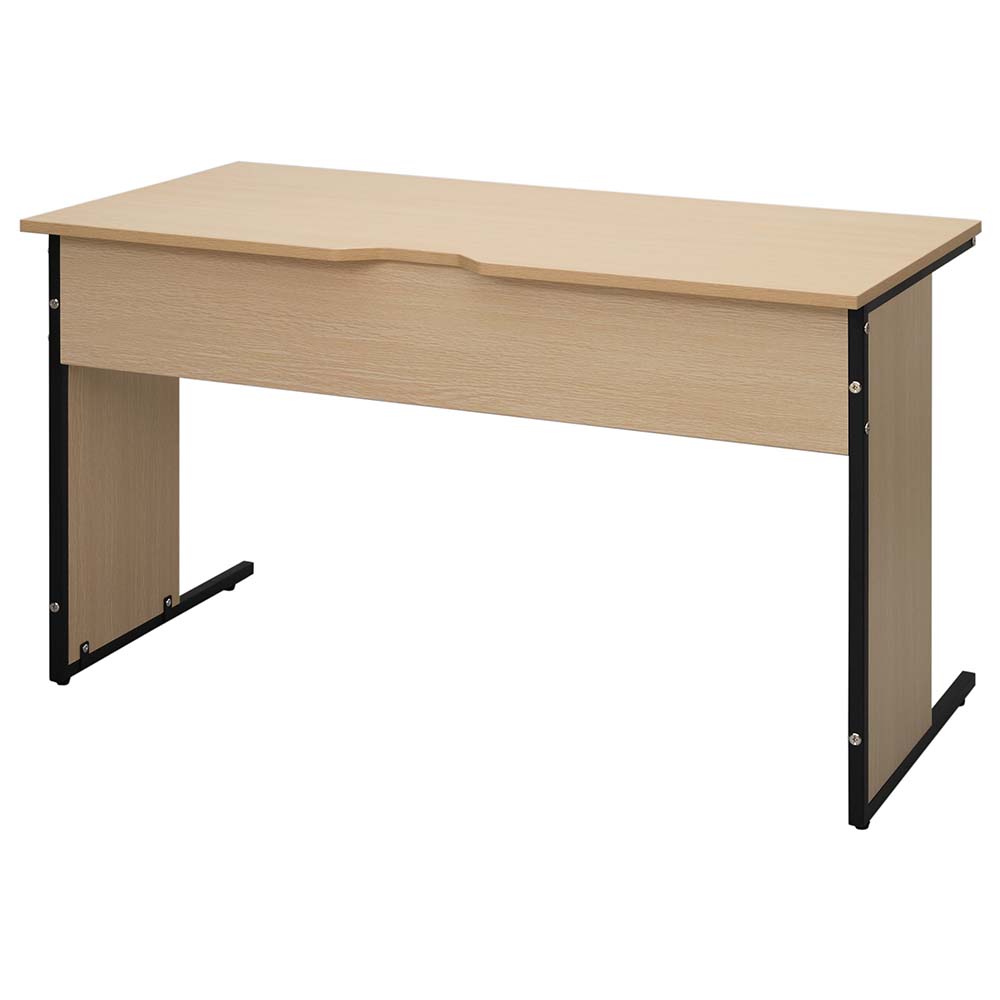 【車上渡し】アール・エフ・ヤマカワ ワークデスクII W1200×D600 ウォルナットII (重量:20kg) GZWD2-1260DM2 | アールエフヤマカワ オフィス 事務所 オフィステーブル ワークテーブル つくえ 在宅勤務 テレワーク 事務机 | [3]