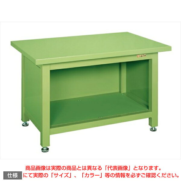 【車上渡し】サカエ SAKAE 超重量作業台Wタイプ (背・側板付) WS-12P (045251) | 作業テーブル 作業机 ワークベンチ 作業デスク ワークデスク ワーキングデスク オフィス家具 ワークテーブル 作業場 工場 業務用 |