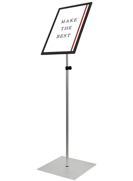 【SS期間中 P2倍】常磐精工 ポールスタンド エコポケットポール150 A3ブラック BEPPO-150A3 | ポスターパネル ポスターフレーム 広告ボード 店舗看板 案内掲示板 掲示 看板 店舗 店舗用 立て看板 案内板 スタンド スタンド看板 ポスタースタンド ポスター カフェ メ |