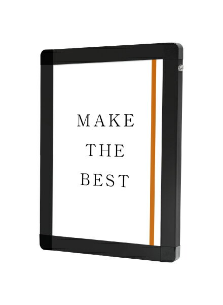 常磐精工 壁面サイン ブラックバリウスパネル A3 BVAPAAC-A3 | 日本製 ポスターパネル 広告ボード 店舗看板 案内掲示板 掲示 |(3)