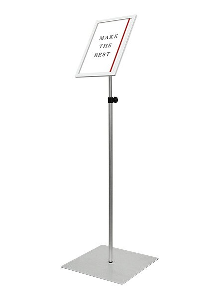 【SS期間中 P2倍】常磐精工 ポールスタンド エコポケットポール150　A4ホワイト EPPO-150A4 | 日本製 ポスターパネル ポスターフレーム 広告ボード 店舗看板 案内掲示板 掲示 |