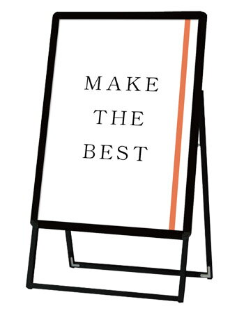 【SS期間中 P2倍】常磐精工 ポスタースタンド ポスターグリップスタンド看板 屋内用 B2片面ブラック PG..