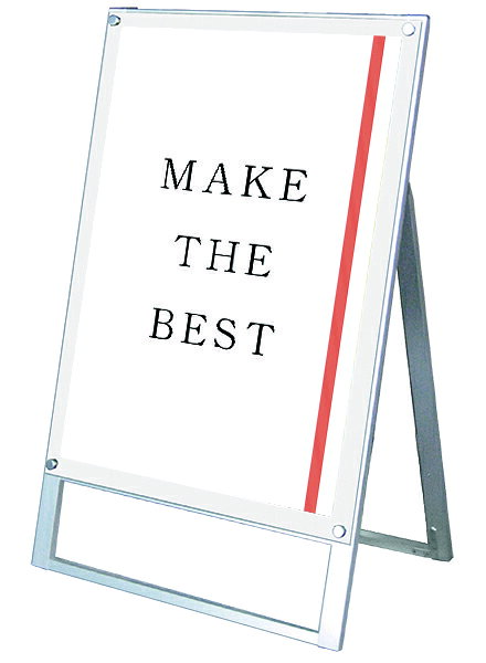 【SS期間中 P2倍】常磐精工 ポスタースタンド ポスター用スタンド看板 A1片面ホワイト PSSK-A1KW | 日..