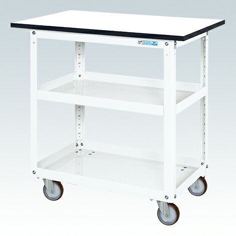 Rakuten - 【車上渡し】サカエ SAKAE スーパーワゴン（プレート式キャスタータイプ） SAP-75883TNUW (341911) (重量:17kg) | 工具 収納 ガレージ 整理 工場 効率化 作業スペース 確保 移動式 ラック 金属製 収納ワゴン メンテナンス用作業台 工具 作業台 収納 業務用 |