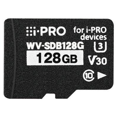 i-PRO用オプション microSDXCメモリーカード（128GB） WV-SDB128G [EF-XRF00214] | 映像 監視 防犯 映像確認 目立ちにくい レンズ マイク 監視カメラ 屋内 小型カメラ 室内 防犯カメラ カメラ |