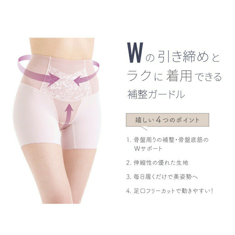 【選ぶ景品付き】 プロイデア 骨盤補整 骨盤底筋 Wサポートガードル サポーター ド...