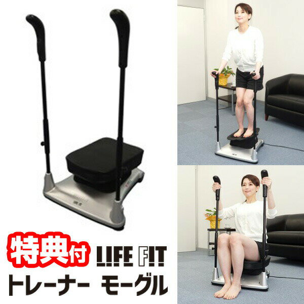 《500円クーポン配布中》 ライフフィット トレーナー モーグル 2way 振動マシン Fit004 2ウェイ LIFE FIT 腹筋 全身運動 有酸素運動 ぶるぶるマシン 2Way振動マシン LIFEFITトレーニングマシーン 自宅で運動 ホームジム スキー運動 テレビ通販 ギフト プレゼント