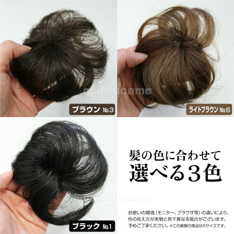 ポイントヘア Lサイズ 部分ウィッグ 分け目 薄毛 白髪隠し ヘアウィッグ 部分かつ...