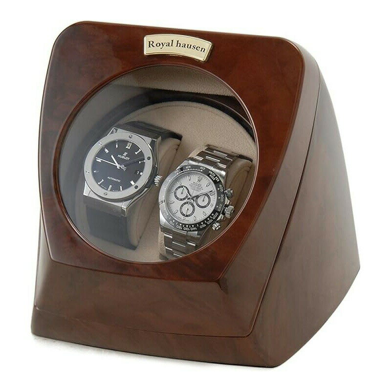【選ぶ景品】 ロイヤルハウゼン ワインダー 2本巻 RH003 Royal hausen マブチモーター採用 ワインデイングマシン ワインダー 自動巻き時計 高級腕時計 巻時計 に おすすめ 保管 自動巻き上げ機 ウォッチワインダー ショーケース 時計ケース ワインディングマシーン