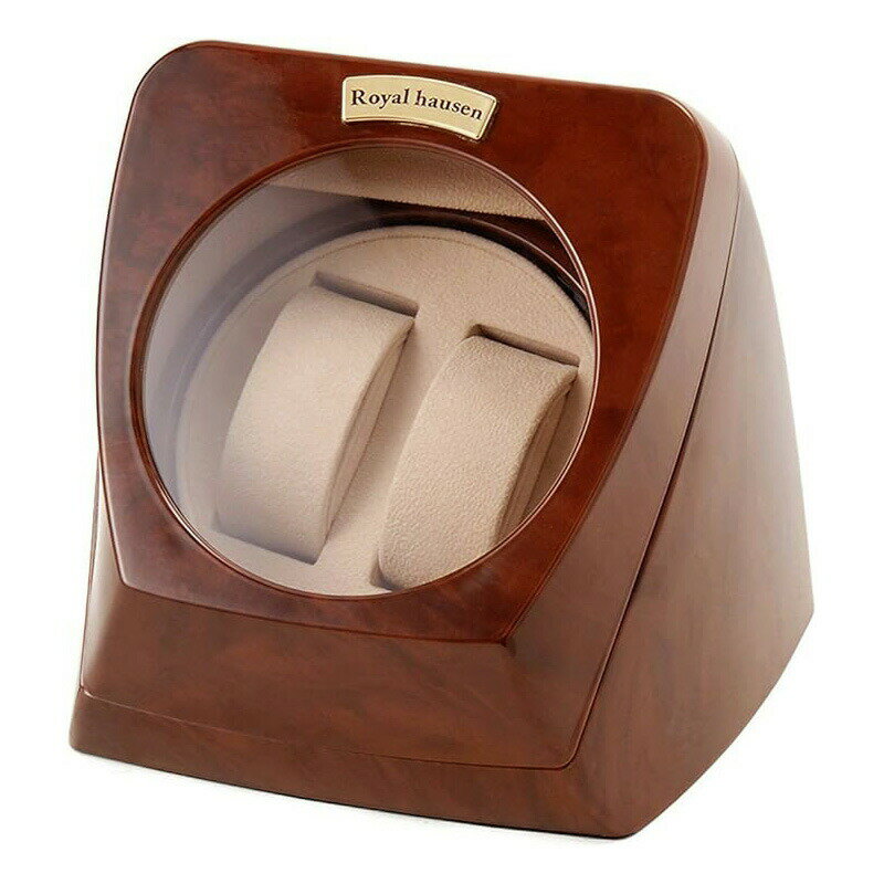 【選ぶ景品】 ロイヤルハウゼン ワインダー 2本巻 RH003 Royal hausen マブチモーター採用 ワインデイングマシン ワインダー 自動巻き時計 高級腕時計 巻時計 に おすすめ 保管 自動巻き上げ機 ウォッチワインダー ショーケース 時計ケース ワインディングマシーン