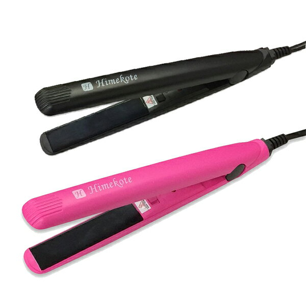 《500円クーポン配布中》 ヘアーアイロン ミニヘアアイロン ストレート ゆるふわ ヘアアレンジ 携帯 コンパクト 縮毛 くせ毛 前髪 ヒメコテプラス 2個以上購入で送料無料姫コテプラス ヒメコテ+ 海外使用可能モデル Himekote+ 60秒で最高200℃
