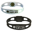 アビリスプラス ブレスレット 丸山式コイル ブラックアイ搭載 ABILES PLUS ブラック ホワイト 一般医療機器 日本製 プロアスリート愛用 丸山式コイル ブレスレット 送料無料