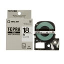 テプラプロ カートリッジ SS18K テプラPRO テープ 白ラベル・黒文字・18mm幅 キングジム テプラテープ テプラ専用カートリッジ テプラPRO カート...