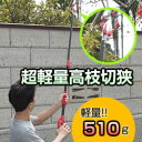 伸縮式高枝切りバサミ 高枝切りバサミ 超軽量 伸縮 はさみ 剪定鋏 ガーデニング用品 枝切 ハサミ 園芸 軽量 女性用 軽い 高枝切鋏 高枝切り鋏 軽量 伸縮式...