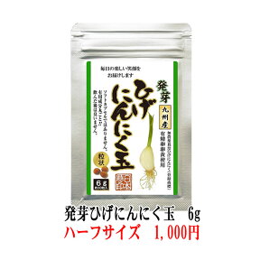 【送料無料】【発芽ひげにんにく玉お試し6g】 にんにく玉 ニンニク にんにく ひげにんにく 健康 無添加 無農薬 健康食品 国産 佐賀県産 九州産 サプリメント サプリ 手作り 匂わない 元気 美容 粒 ミネラル