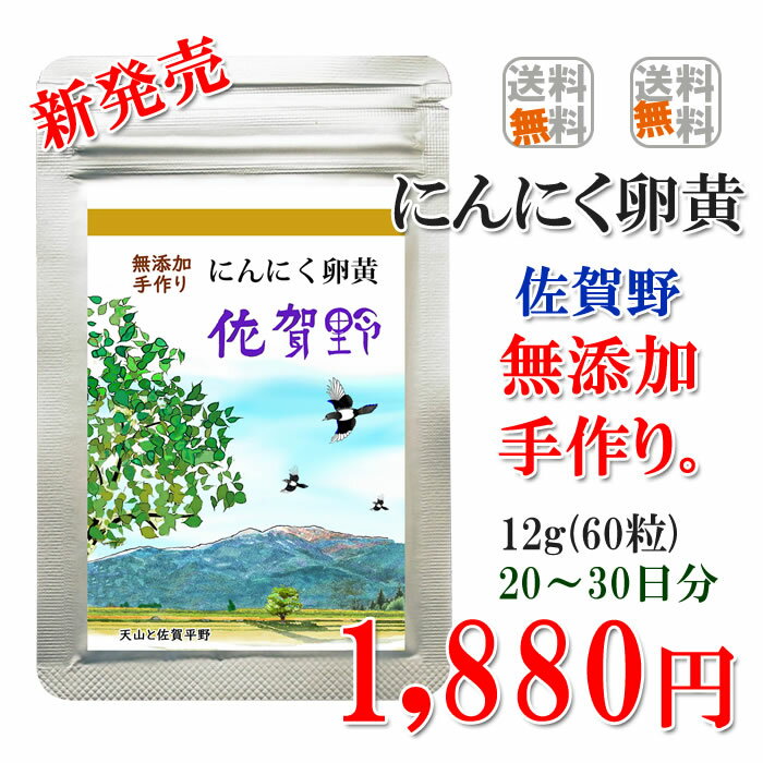 【送料無料】【にんにく卵黄佐賀野12g×1～12g×10袋】【右側、商品をカゴに追加で画像確認出来ます】 にんにく卵黄　…