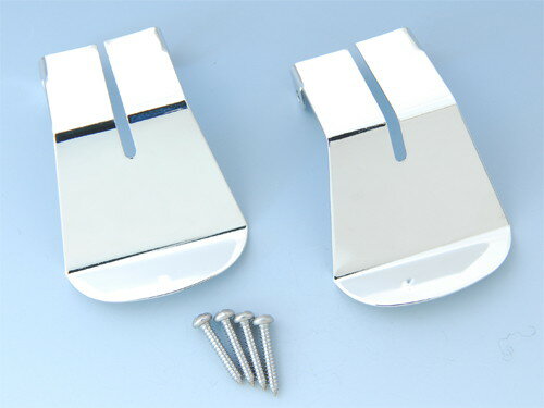 日本の部品屋　No.2リップ　ステンレス製シルバー　リップ2枚　タッピングネジ4本